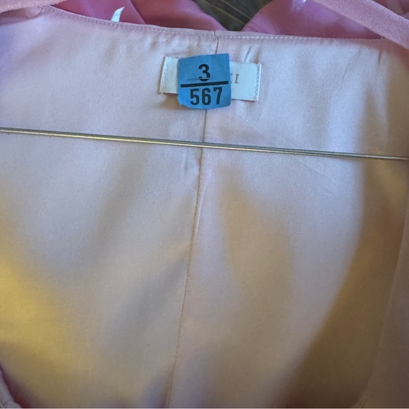 MESHKI Lysandre Crepe Mini Dress Baby Pink - Picture 5 of 5